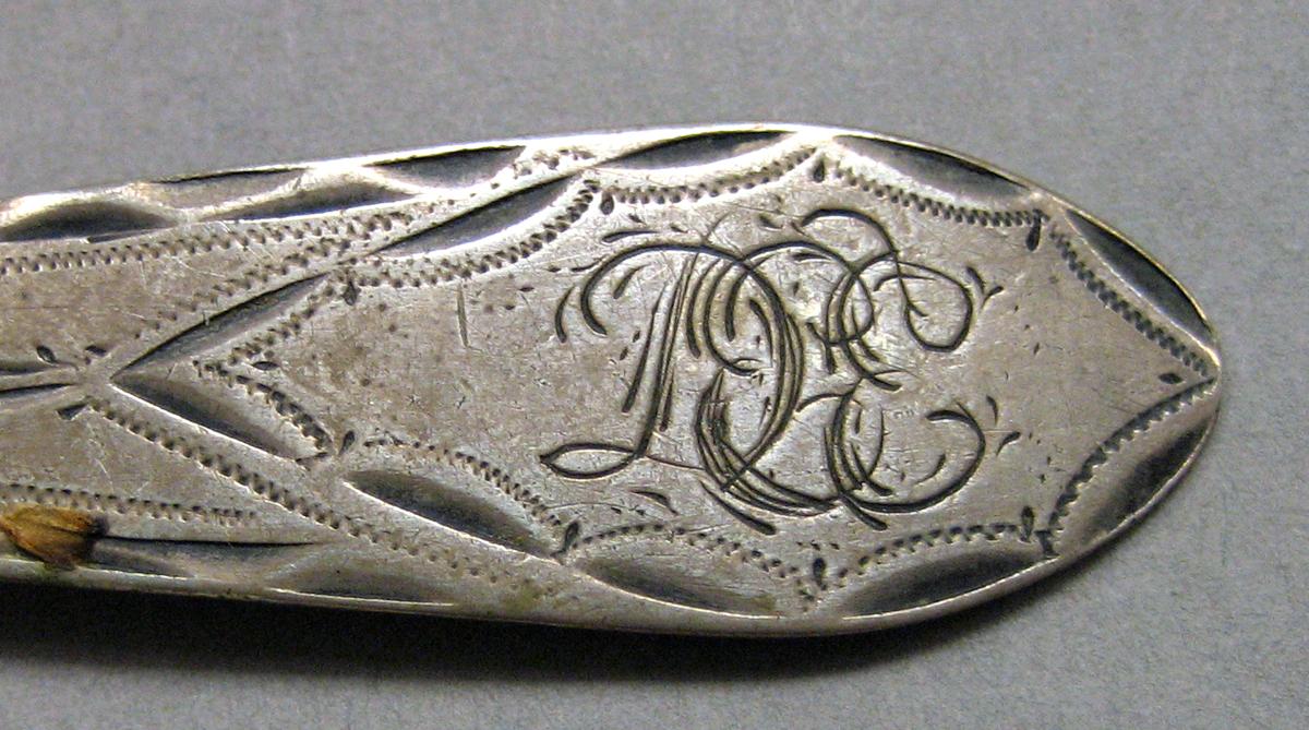 1962.0240.439 Silver Spoon engraving