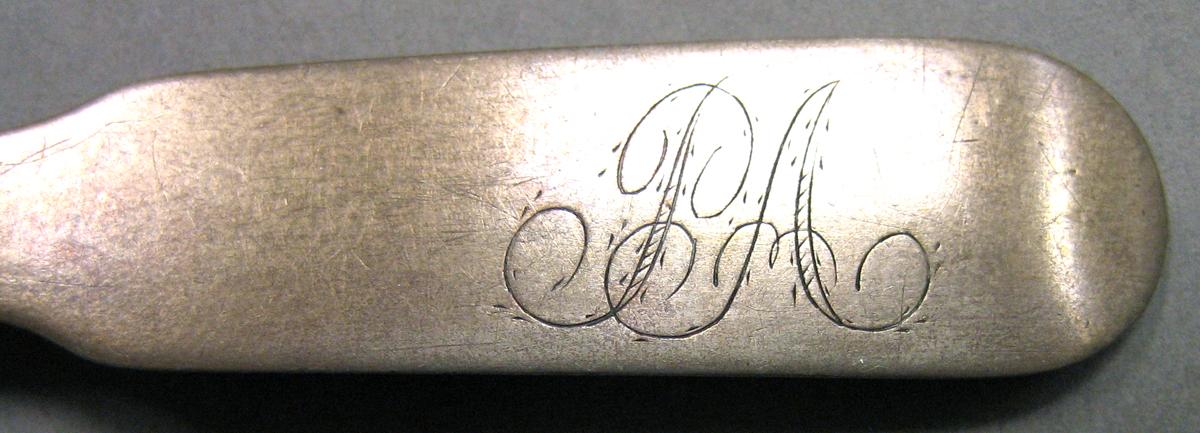 1962.0240.461 Silver Spoon engraving