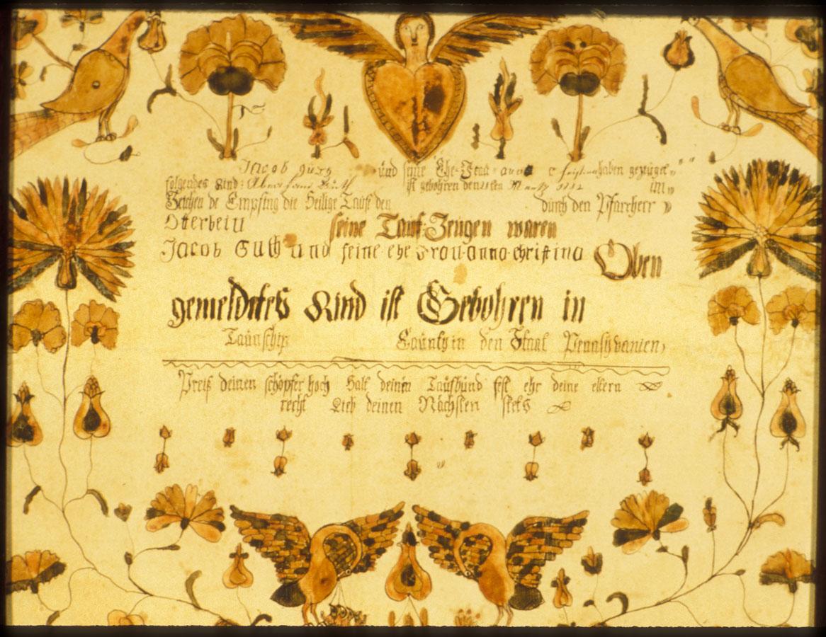 1955.0112.001 A Fraktur