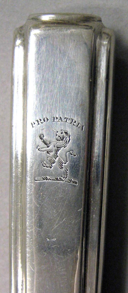 1962.0240.484.001 Silver Knife engraving