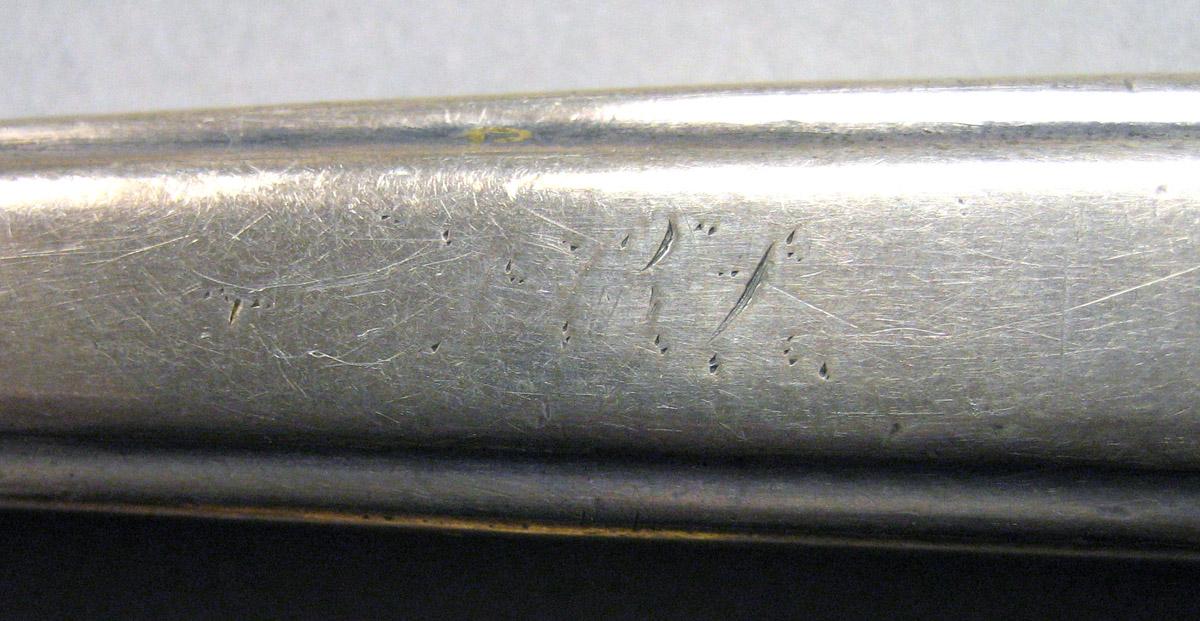 1962.0240.485 Silver Knife engraving