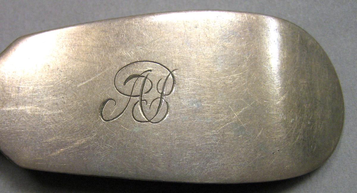 1962.0240.489 Silver Spoon engraving underside