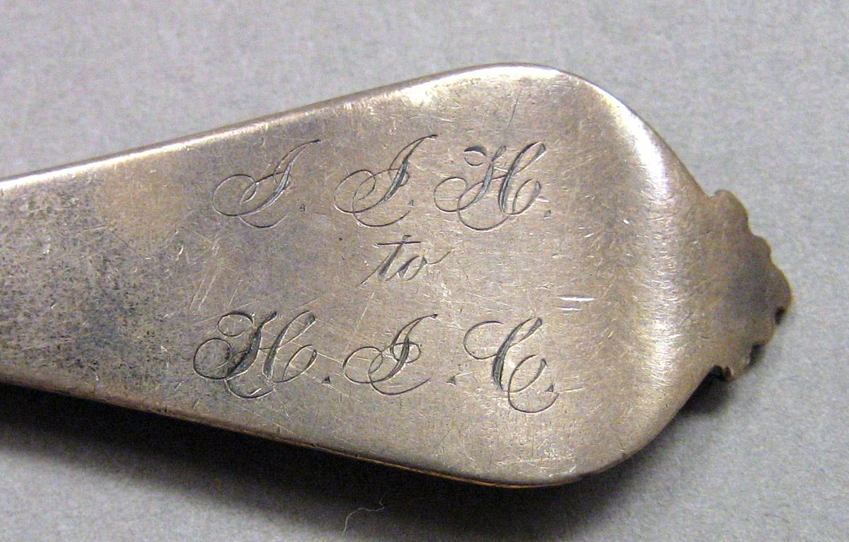 1962.0240.491 Silver Fork engraving