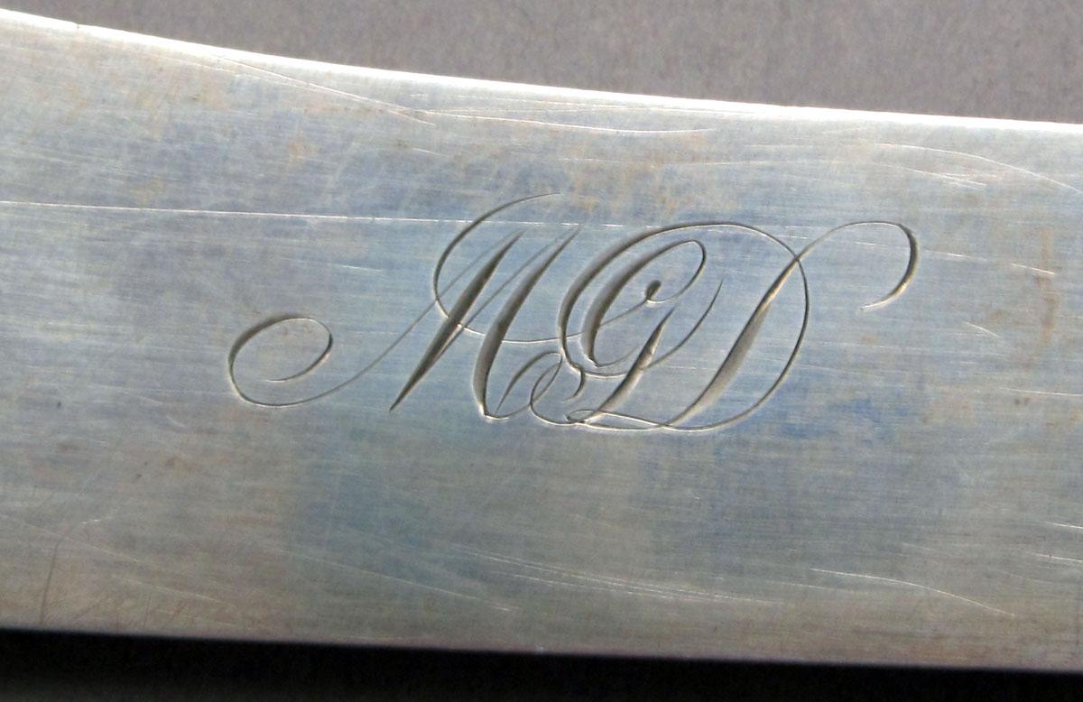 1962.0240.499 Silver knife engraving
