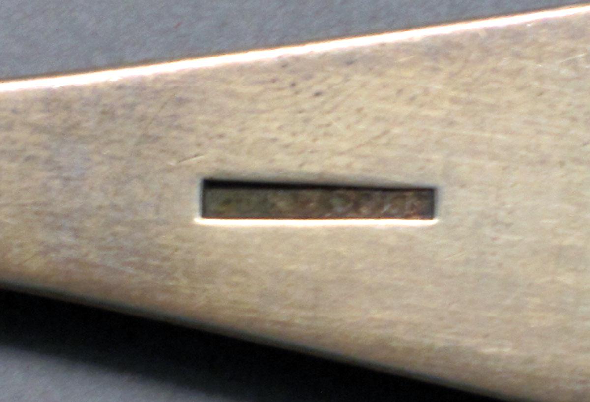 1962.0240.504 Silver fork mark 1