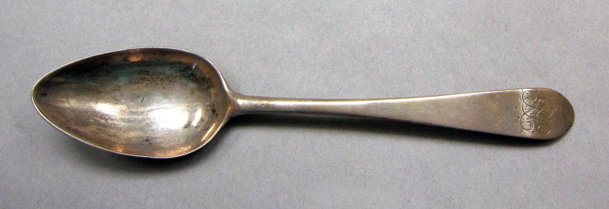 1962.0240.523 Silver spoon upper surface
