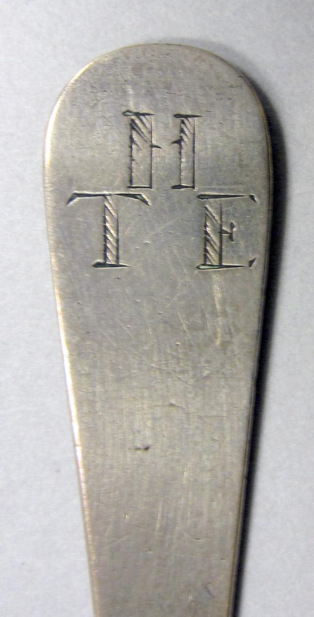 1962.0240.530 Silver spoon engraving