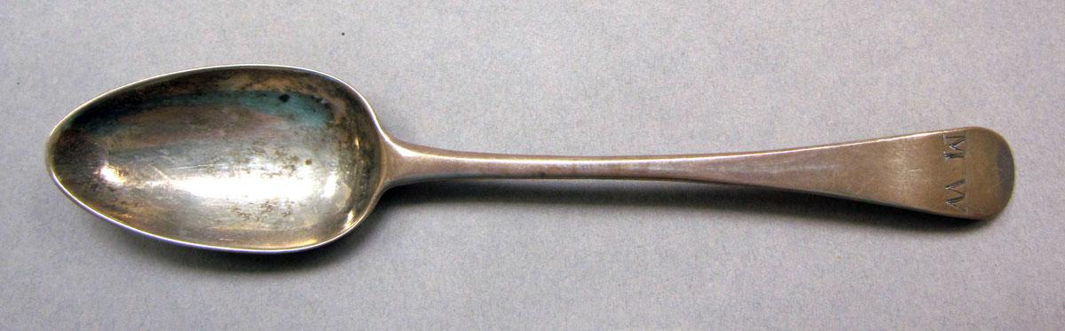 1962.0240.537 Silver spoon upper surface