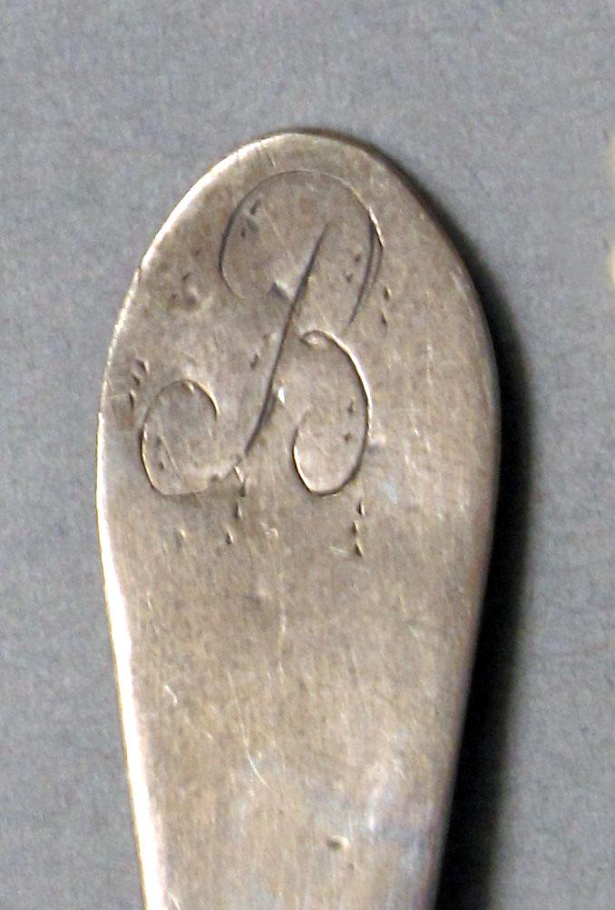 1962.0240.540 Silver spoon engraving