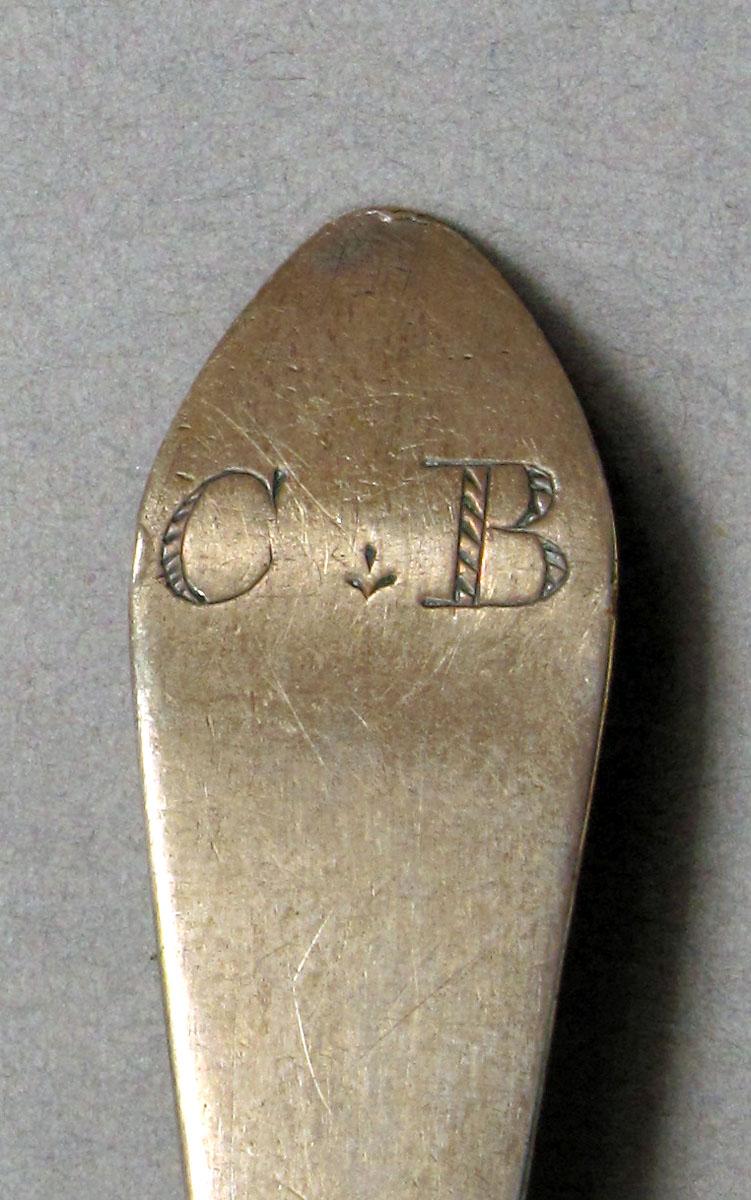 1962.0240.541 Silver spoon engraving