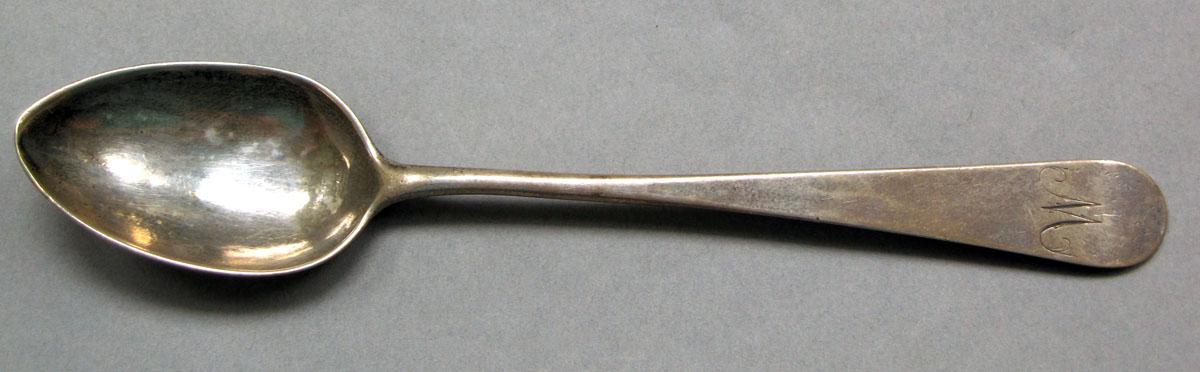 1962.0240.550 Silver spoon upper surface