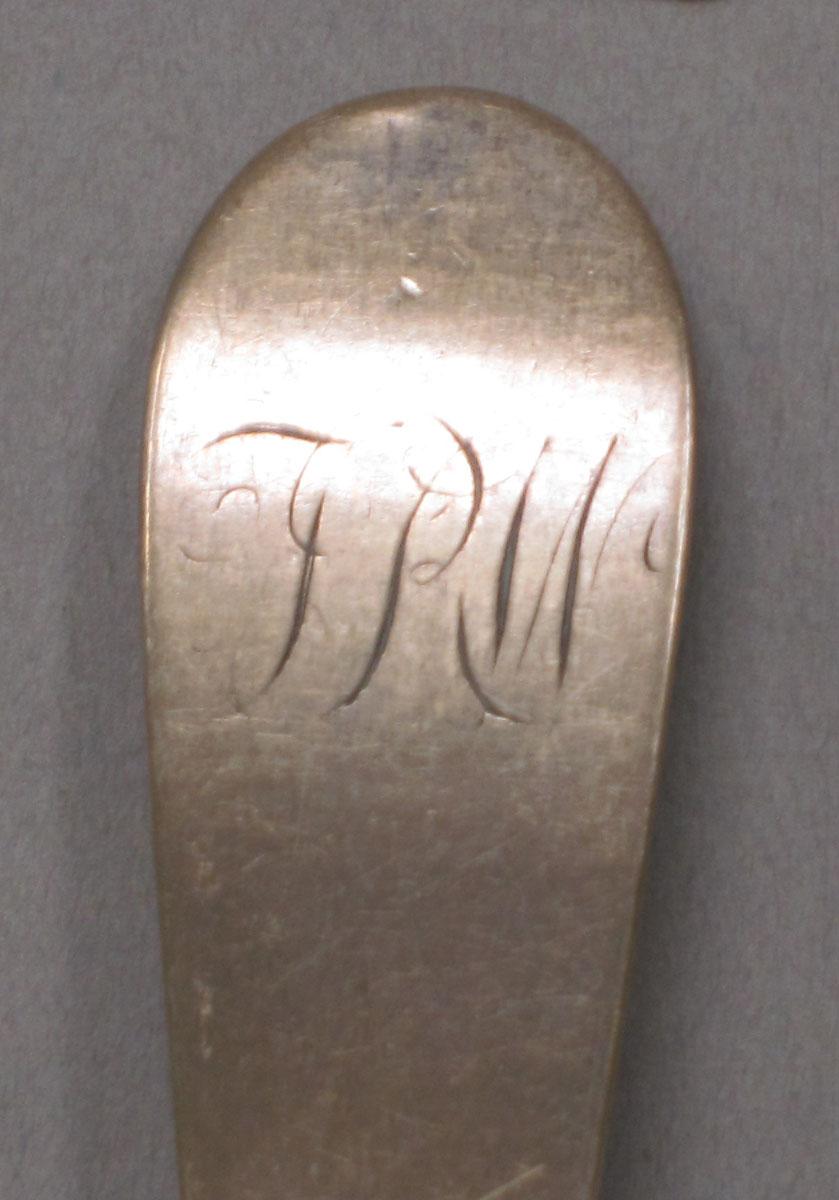 1962.0240.551 Silver spoon engraving