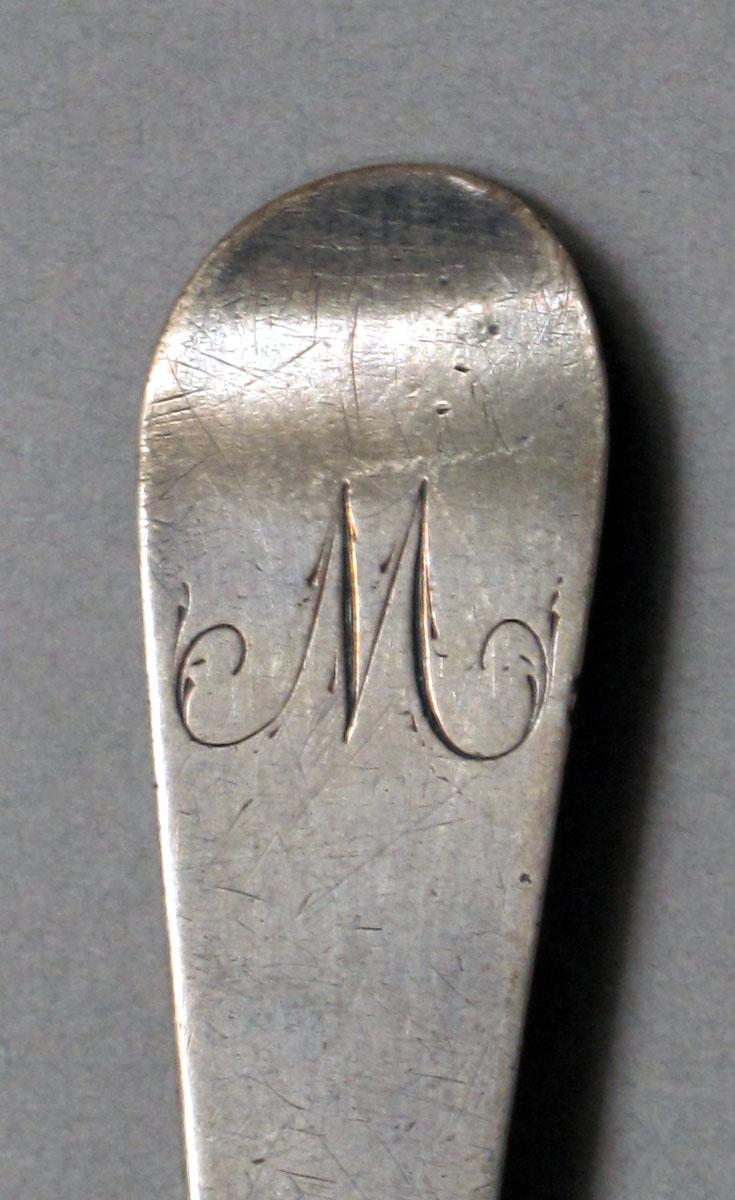 1962.0240.552 Silver spoon engraving