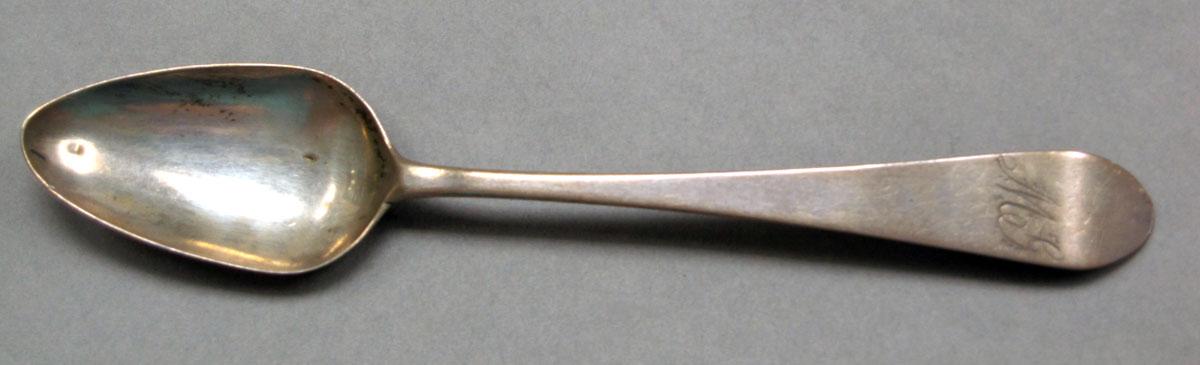 1962.0240.555 Silver spoon upper surface
