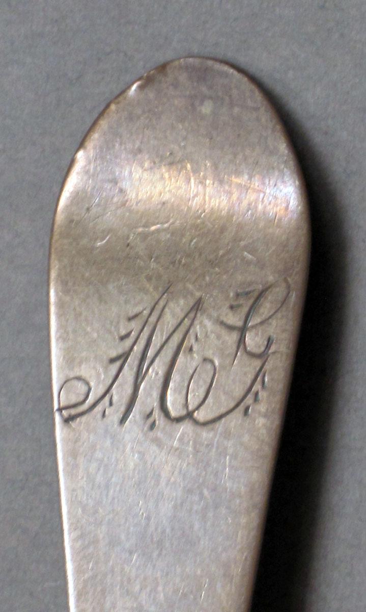1962.0240.555 Silver spoon engraving