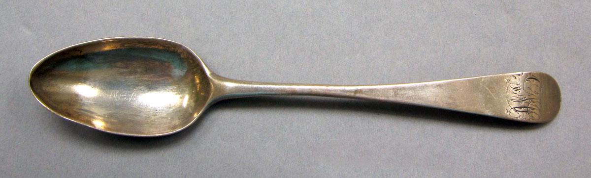 1962.0240.557 Silver spoon upper surface