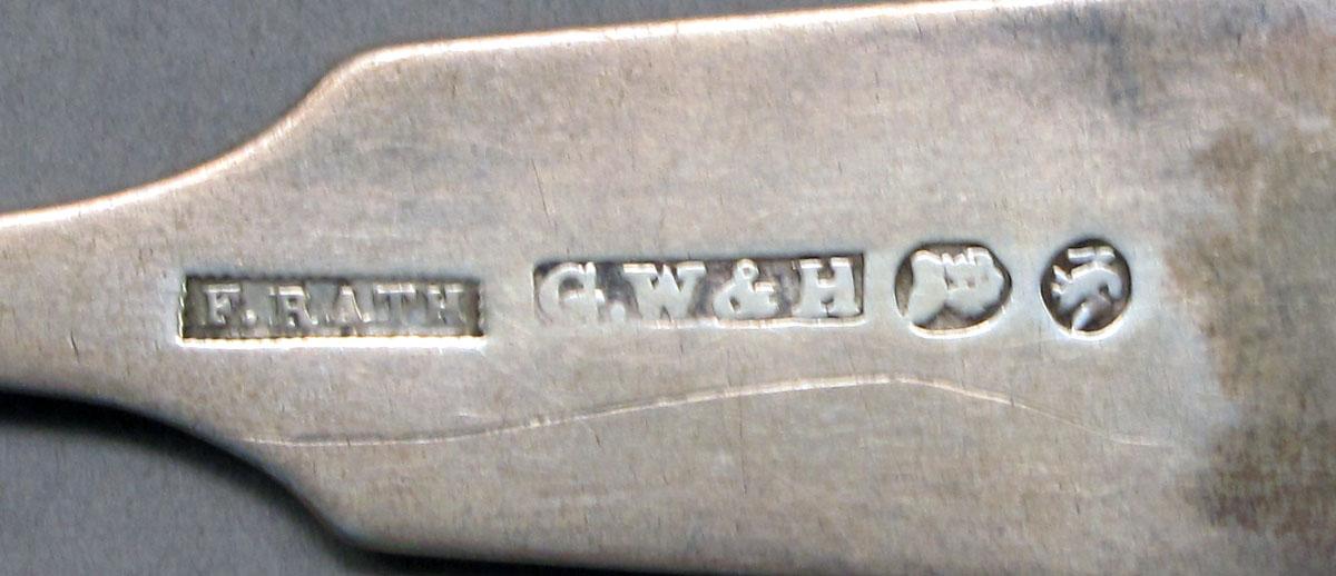 1962.0240.569 Silver spoon mark
