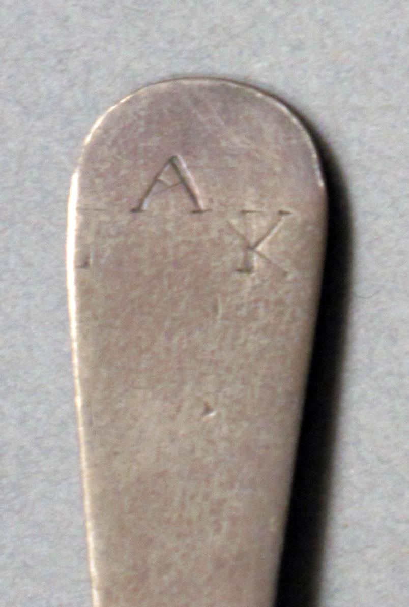 1962.0240.579 Silver spoon engraving