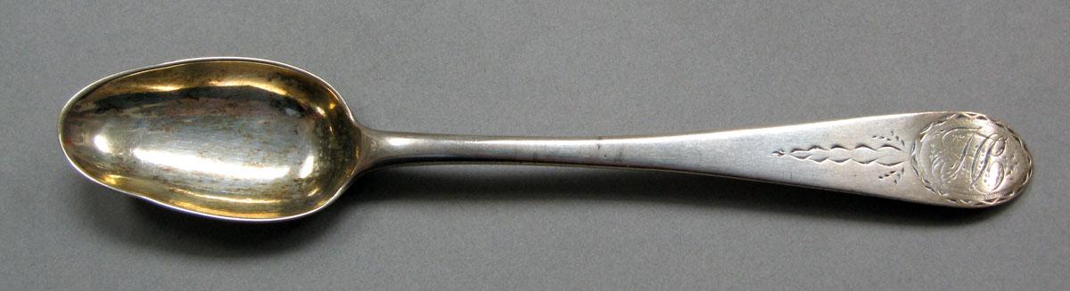 1962.0240.584 Silver spoon upper surface