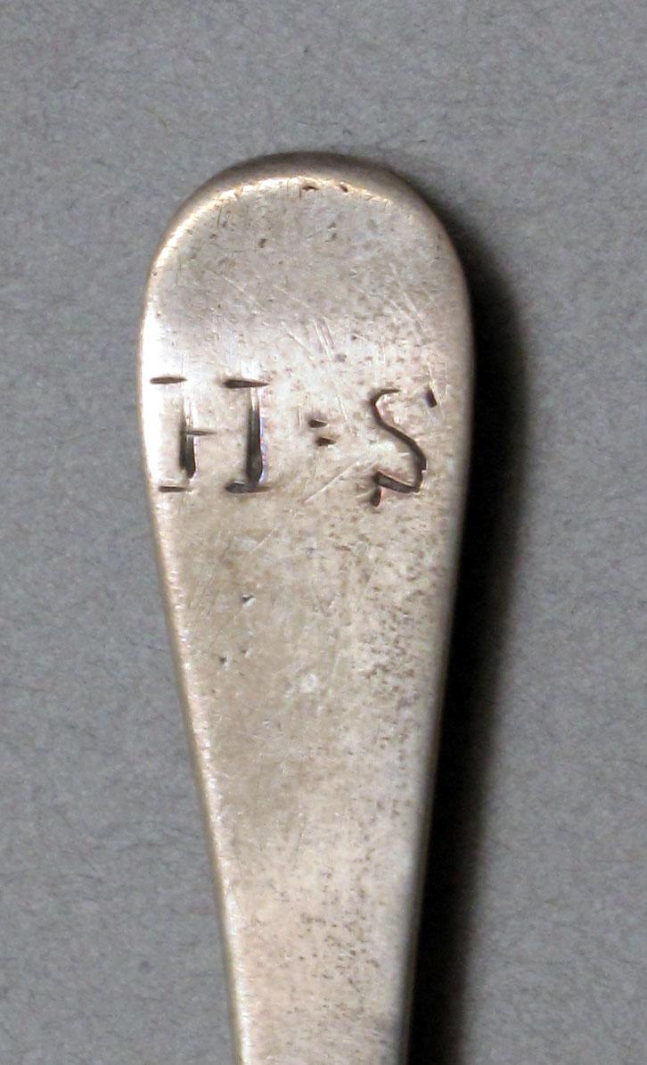 1962.0240.590 Silver spoon engraving