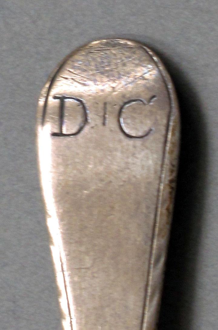 1962.0240.593 Silver spoon engraving
