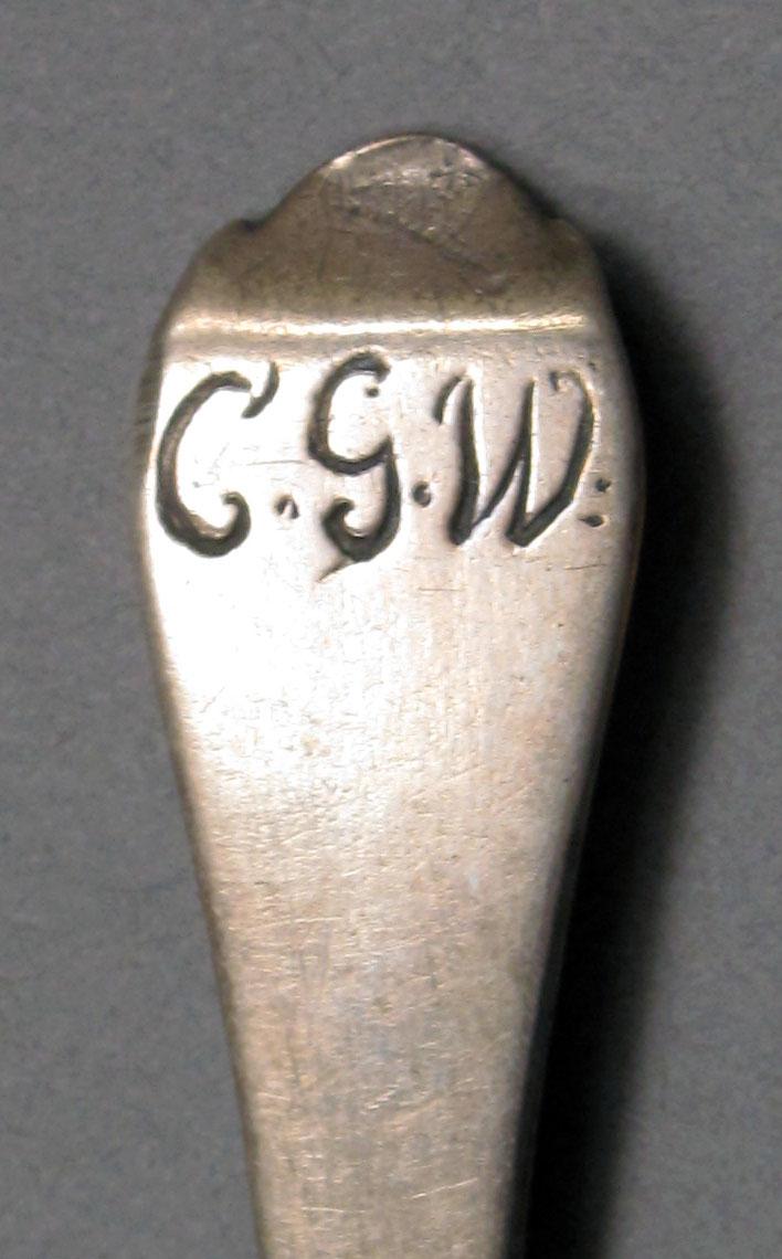 1962.0240.594 Silver spoon engraving