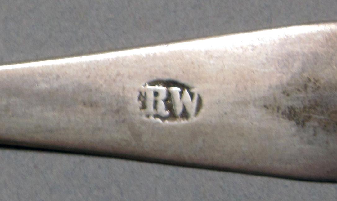 1962.0240.600 Silver spoon mark