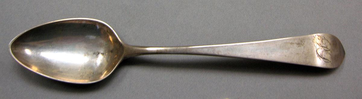 1962.0240.602 Silver spoon upper surface