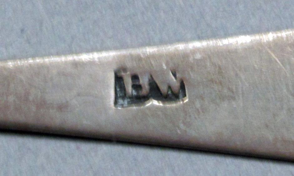 1962.0240.605 Silver spoon mark