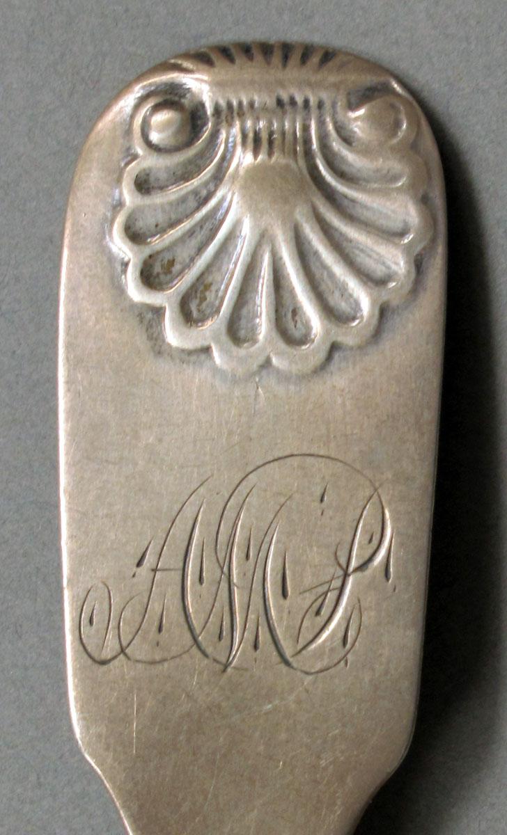 1962.0240.606 Silver spoon engraving