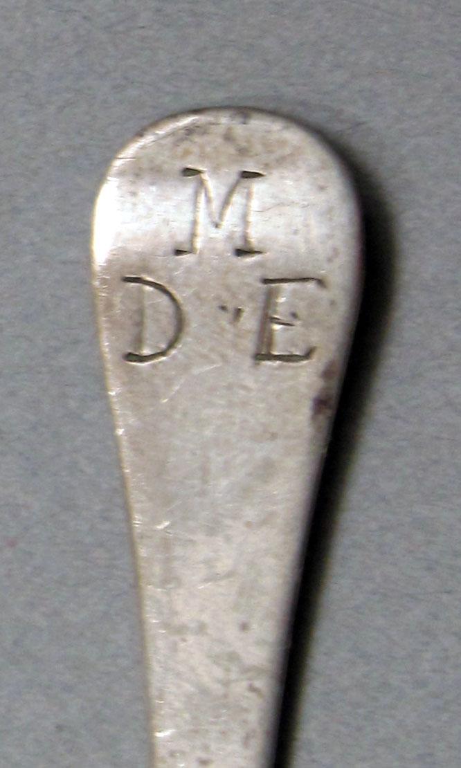 1962.0240.613 Silver spoon engraving