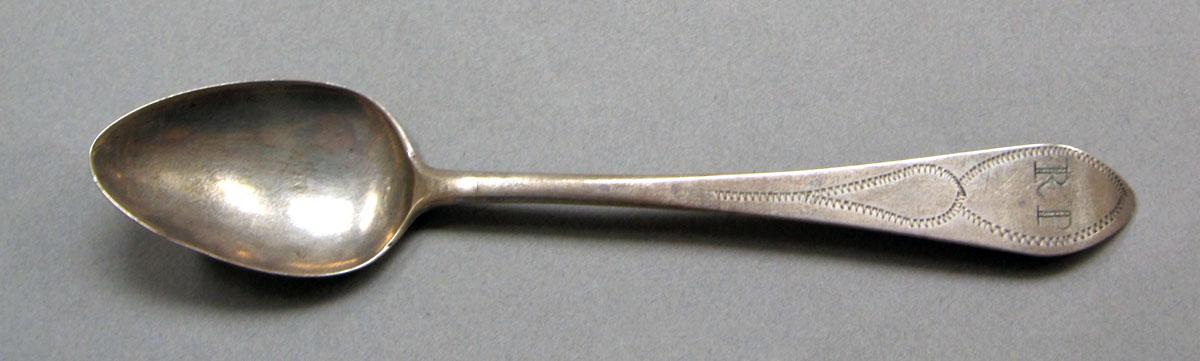 1962.0240.626 Silver spoon upper surface