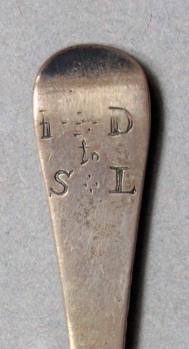 1962.0240.627 Silver spoon engraving
