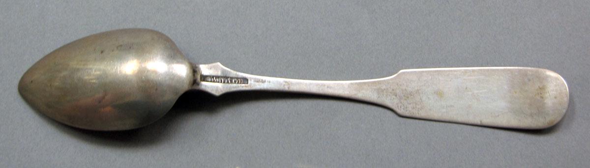 1962.0240.630 Silver spoon underside