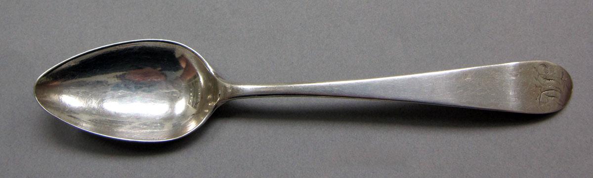 1962.0240.632 Silver spoon upper surface