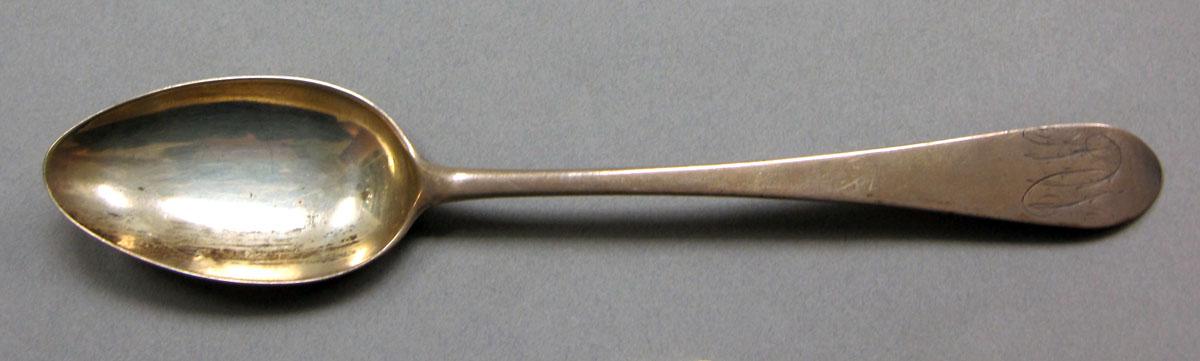 1962.0240.634 Silver spoon upper surface