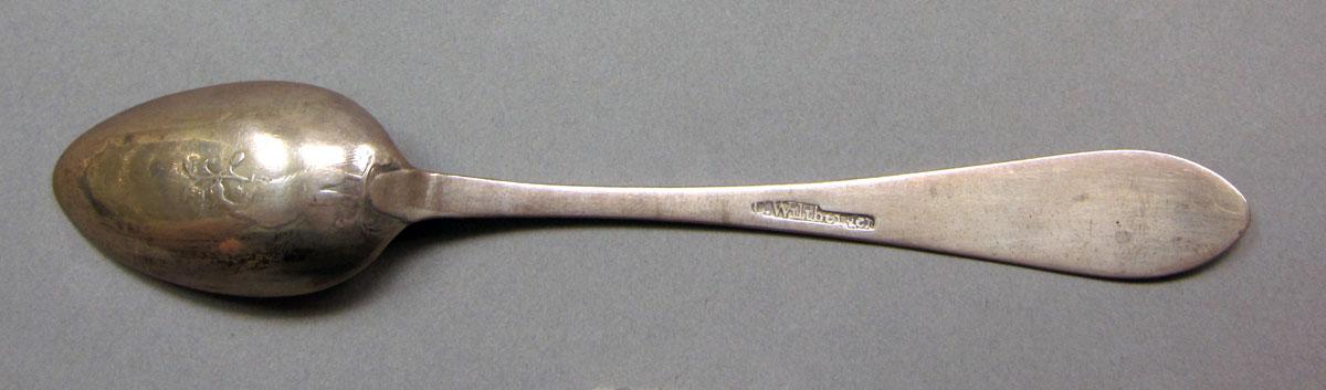 1962.0240.635 Silver spoon underside