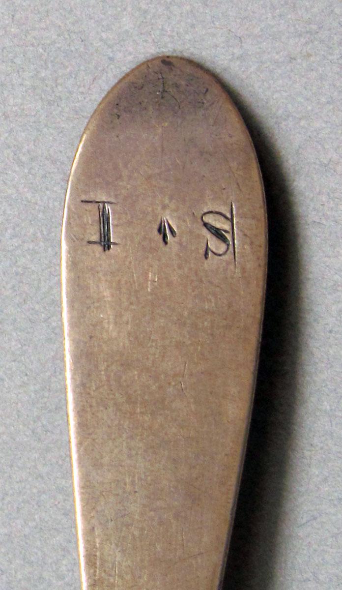 1962.0240.638 Silver spoon engraving