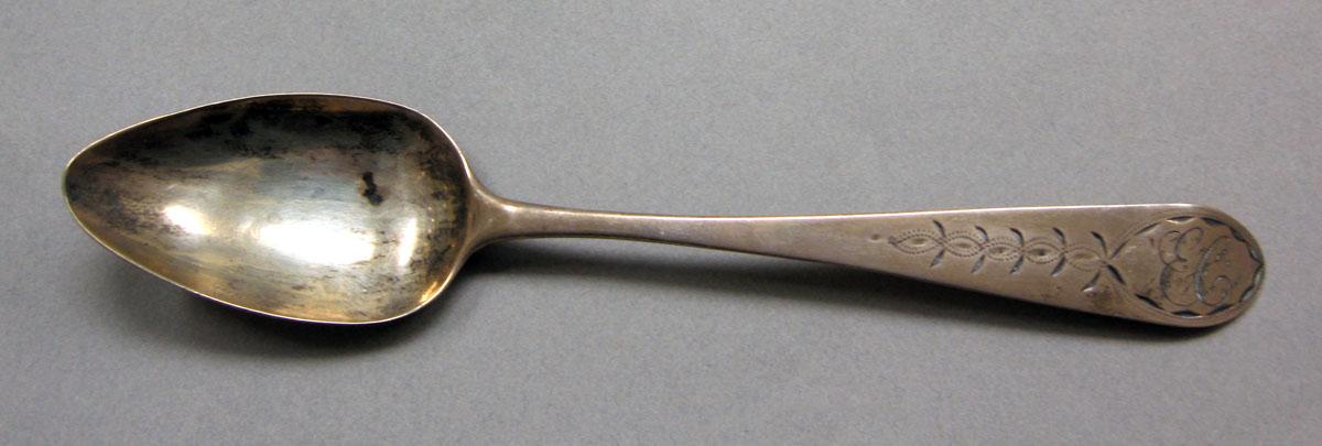 1962.0240.639 Silver spoon upper surface