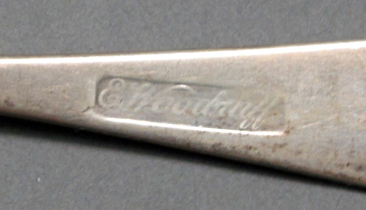 1962.0240.640 Silver spoon mark