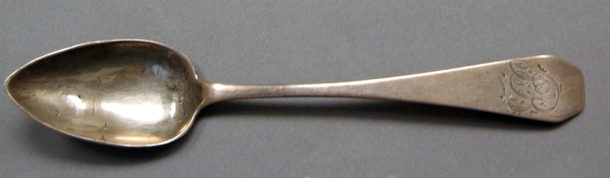 1962.0240.641 Silver spoon upper surface