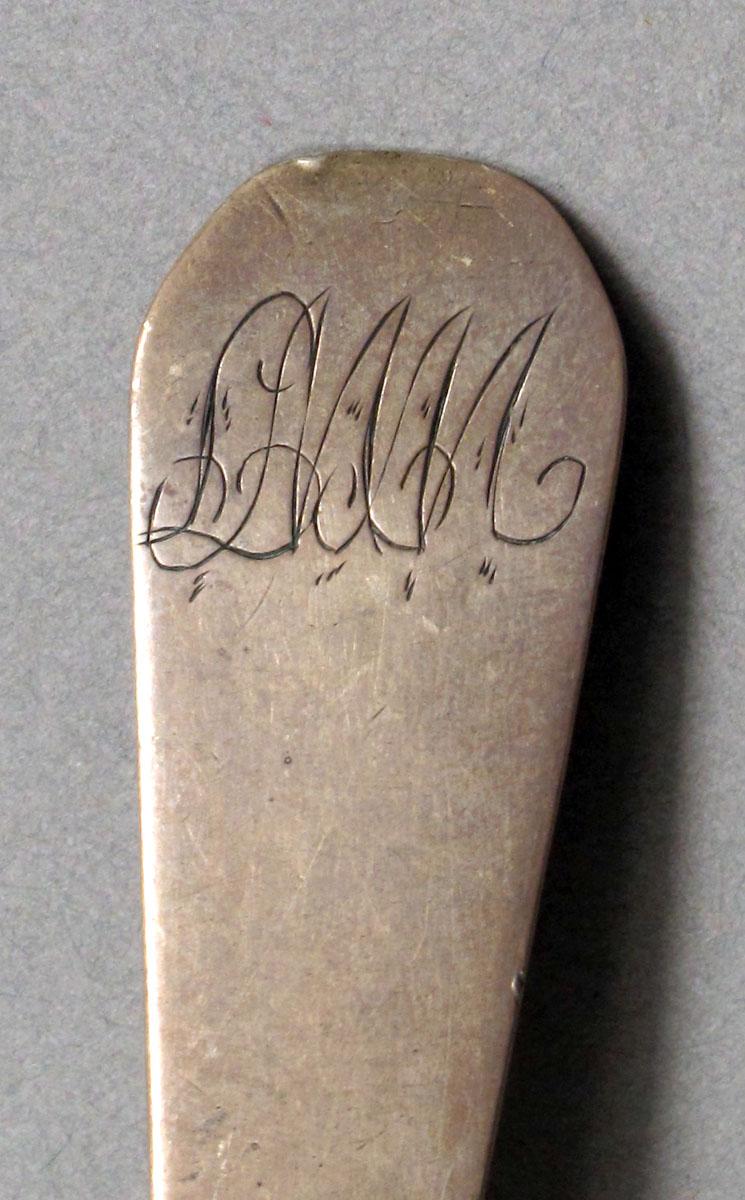 1962.0240.642 Silver spoon engraving
