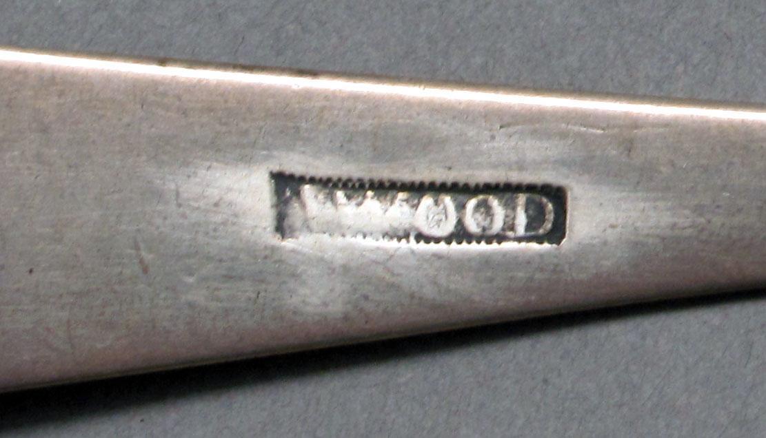 1962.0240.642 Silver spoon mark