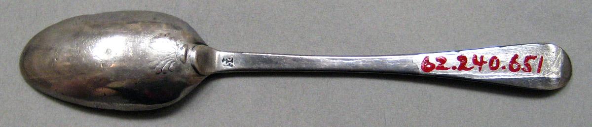1962.0240.651 Silver Spoon underside