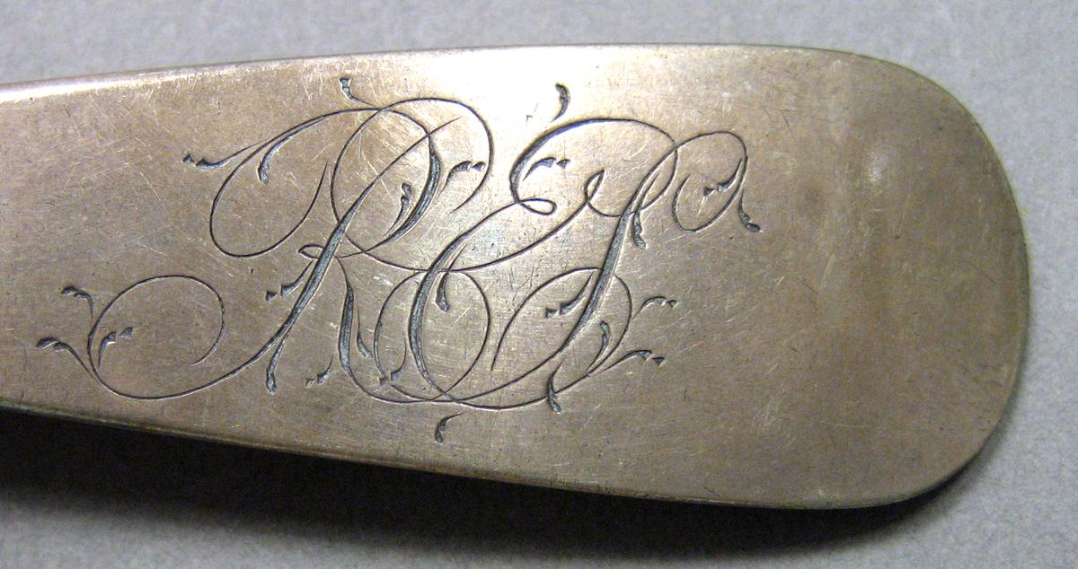 1962.0240.655 Silver Spoon engraving