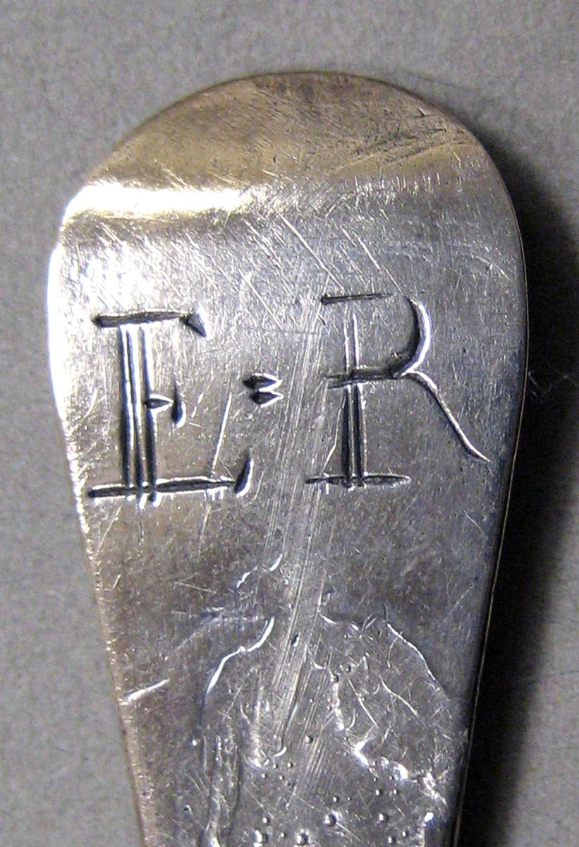 1962.0240.662 Silver Spoon engraving