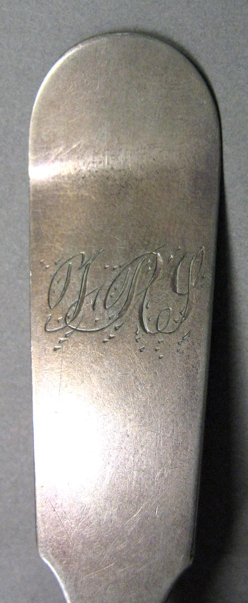 1962.0240.668 Silver Spoon engraving