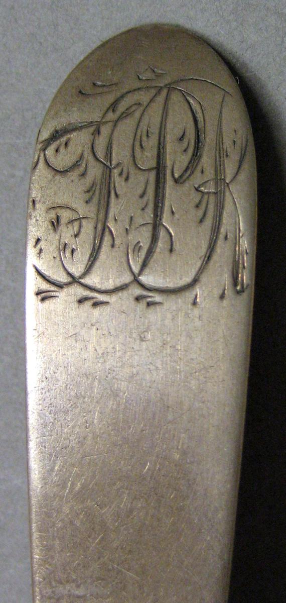 1962.0240.675 Silver Spoon engraving