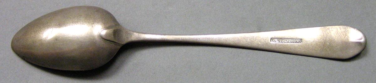 1962.0240.684 Silver Spoon underside