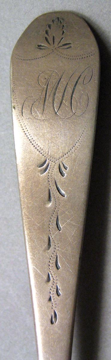 1962.0240.684 Silver Spoon engraving